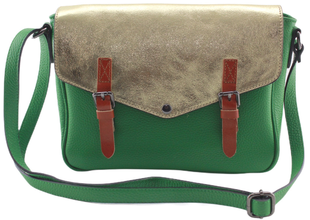 Sac bandoulière en cuir métallisé Venus - VALENCIA PARIS