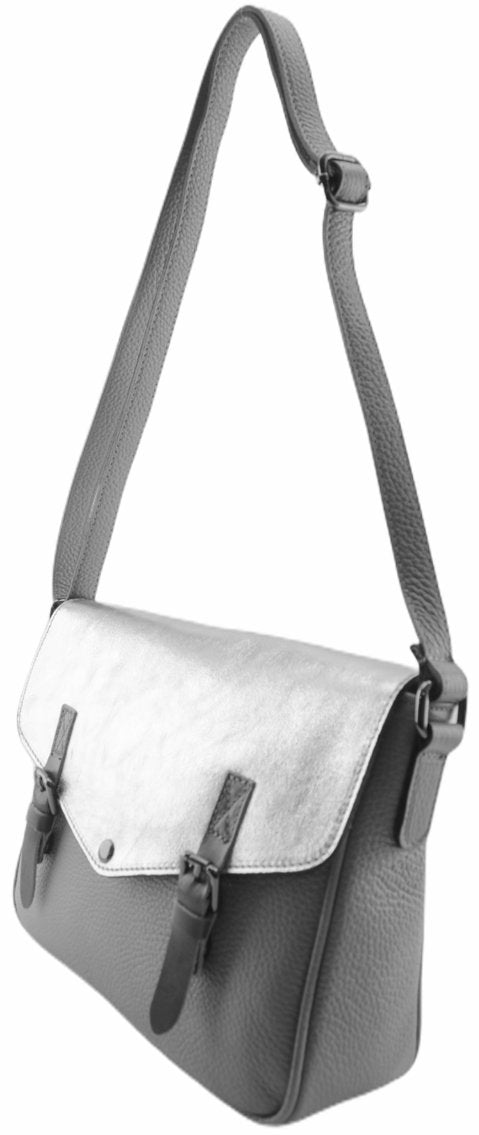 Sac bandoulière en cuir métallisé Venus - VALENCIA PARIS