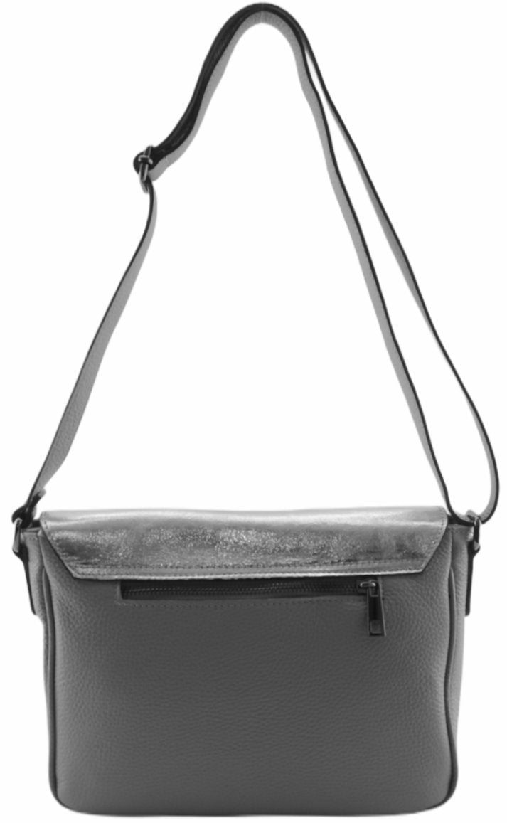 Sac bandoulière en cuir métallisé Venus - VALENCIA PARIS