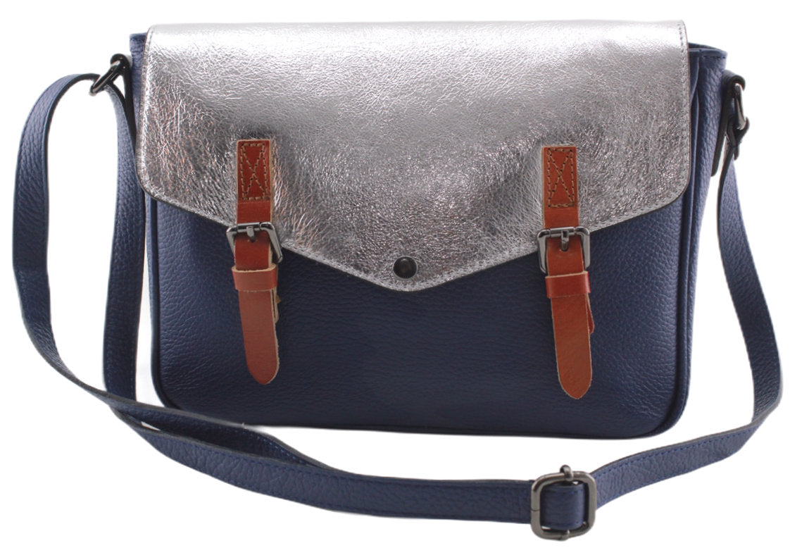 Sac bandoulière en cuir métallisé Venus - VALENCIA PARIS