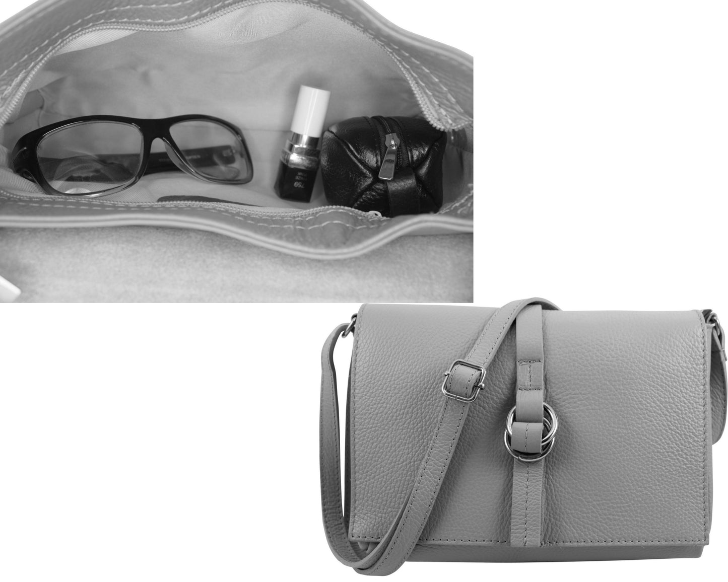 Sac en bandoulière cuir Zoe - Valencia Paris